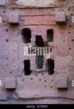 Bethe Medhaniale Church, Lalibela, Ethiopia Stock Photo