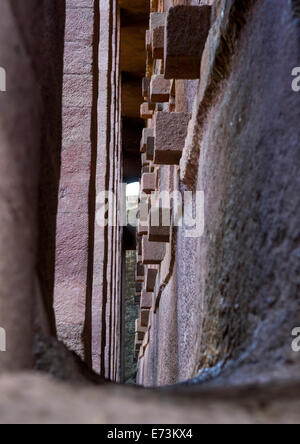 Bethe Medhaniale Church, Lalibela, Ethiopia Stock Photo