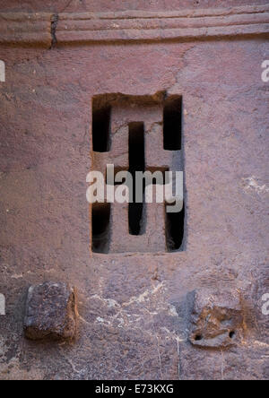 Bethe Medhaniale Church, Lalibela, Ethiopia Stock Photo