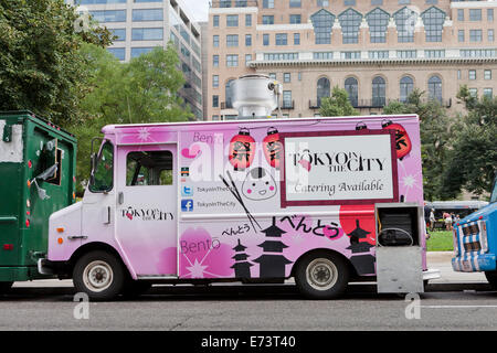 Japanese food truck - Washington, DC USA Stock Photo