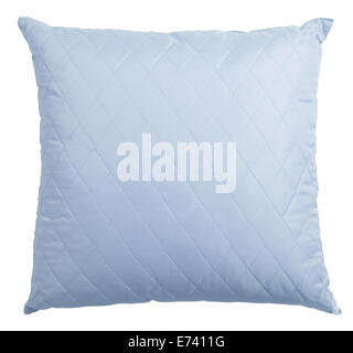 blue pillow isolated with clipping path included Stock Photo