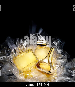 Fine fragrances in a concept gift set. Stock Photo
