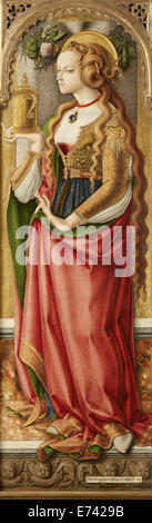 Mary Magdalene - by Carlo Crivelli, 1480 Stock Photo