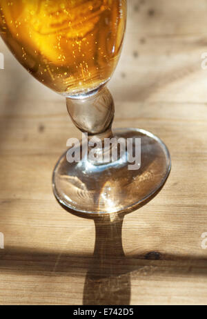Still life food image of a glass of Stella Artois Lager Stock Photo