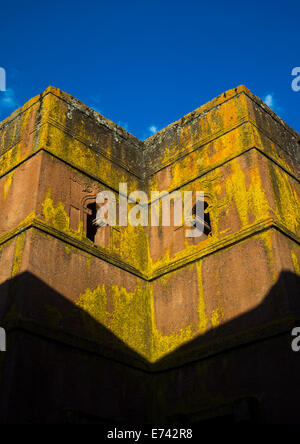 Monolithic Rock-cut Church Of Bete Giyorgis, Lalibela, Ethiopia Stock Photo