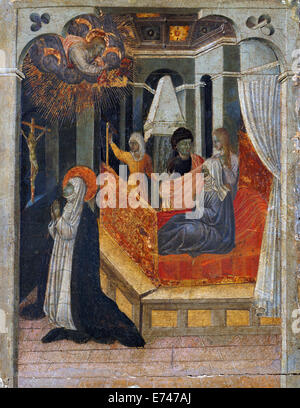 Saint Catherine of Siena Beseeching Christ to Resuscitate Her Mother ...
