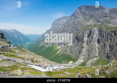 Trollstigen near Andalsnes, Norway, Scandinavia, Europe. Stock Photo