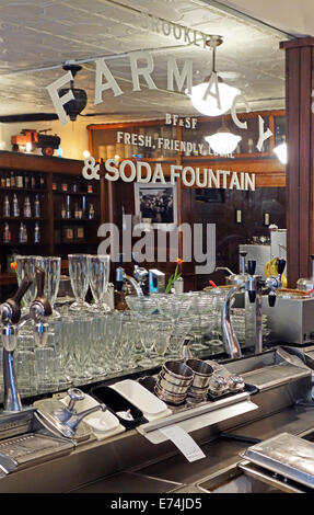 Brooklyn Farmacy and soda fountain NYC Stock Photo