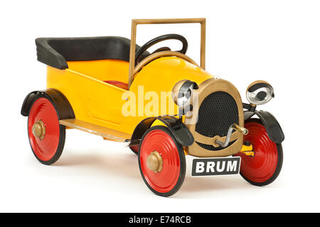 'Brum' toy car, based on the popular 1990's Children's BBC TV-series by Ragdoll Productions. Stock Photo
