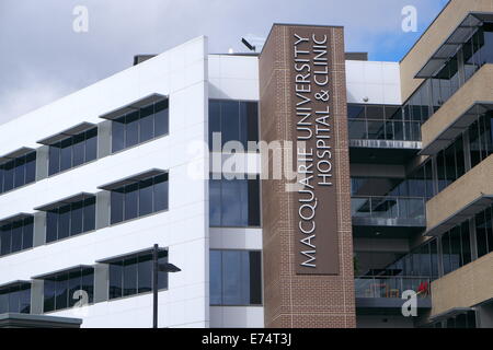 Macquarie university hospital and clinic, waterloo road,sydney,australia Stock Photo