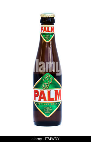 Bottle of 'Palm Speciale' Belgian amber ale beer, one of the most popular beers in Belgium, brewed by Palm Breweries. Stock Photo