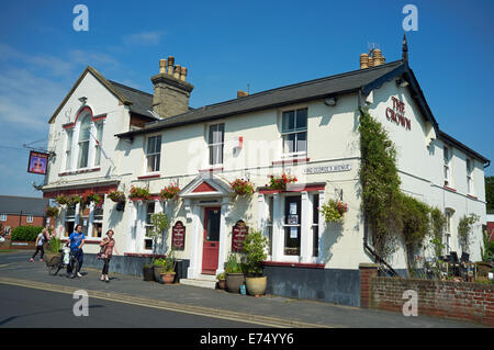 The Crown pub Leiston Suffolk UK Stock Photo