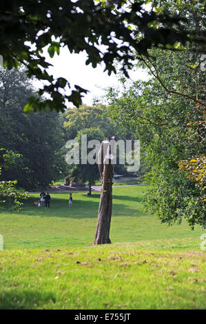 Brighton UK 2014  - Views around Queens Park and the Spa Brighton Stock Photo