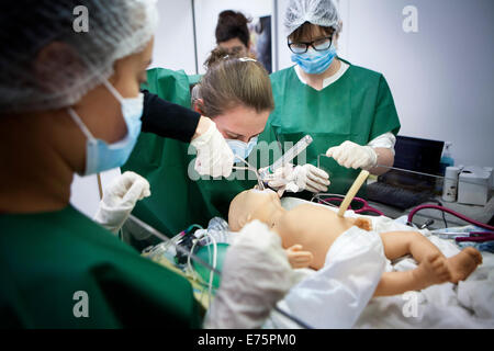 Manikin simulation Stock Photo