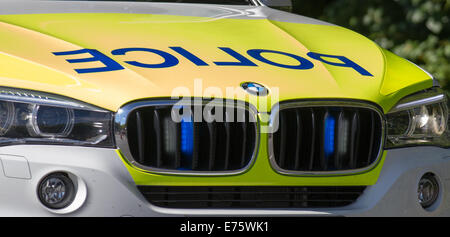 Liverpool, Merseyside, UK 7th September, 2014. Policing the first Sky Ride Liverpool and Tour of Britain.  Cyclists were given the chance to ride an elite route then watch the pros race it during Stage One of the Tour of Britain. This combined with athlete appearances, celebrity guests and a huge range of fun activities to try.  Credit:  Mar Photographics/Alamy Live News Stock Photo