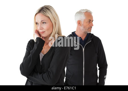 Mature couple having relationship problems Stock Photo