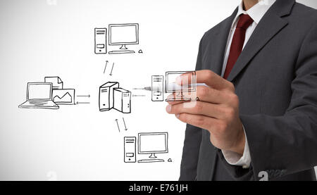 Composite image of classy businessman Stock Photo