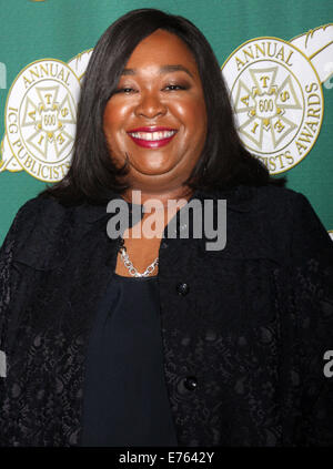 Cinematographers Guild's 51st Annual Publicists Awards Luncheon at Regent Beverly Wilshire Hotel - Arrivals  Featuring: Shonda Rhimes Where: Los Angeles, California, United States When: 28 Feb 2014 Stock Photo