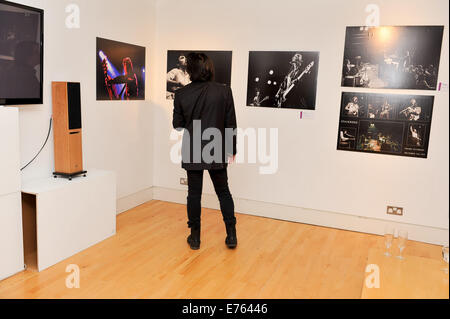 Friars Music Club Aylesbury is major new exhibition of music memorabilia, featuring David Bowie’s ripped Ziggy Stardust shirt, rare memorabilia relating to David Bowie, Lou Reed, Genesis, The Ramones, Talking Heads, The Clash, Roxy Music and Queen, “The E Stock Photo