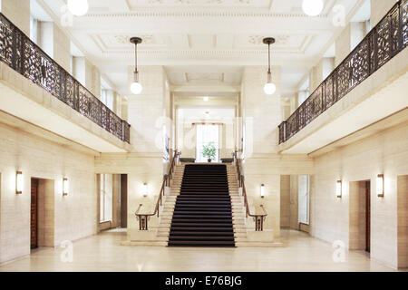 Staircase and architecture of courthouse Stock Photo