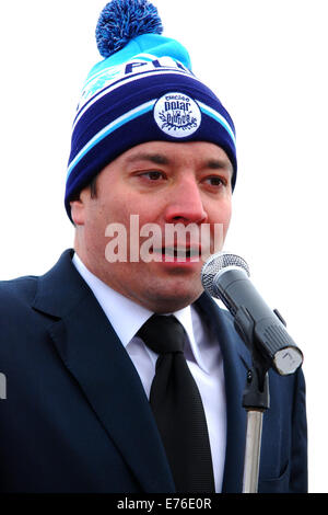 Press Conference for the Chicago Polar Plunge 2014 held at North Avenue ...