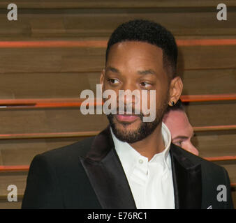 Vanity Fair Oscar Party - Arrivals  Featuring: Will Smith Where: Los Angeles, California, United States When: 02 Mar 2014 Stock Photo