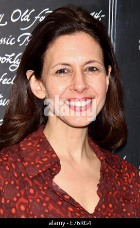 Opening night after party for the play 'Stage Kiss' held at the West Bank Cafe - Arrivals.  Featuring: Jessica Hecht Where: New York, New York, United States When: 02 Mar 2014 Stock Photo
