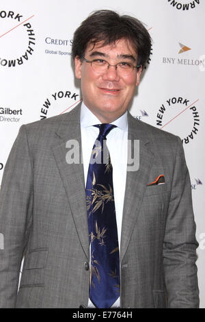 Opening Night After Party for New York Philharmonic's Sweeney Todd, held at Avery Fisher Hall - Arrivals  Featuring: Alan Gilbert Where: New York City, New York, United States When: 05 Mar 2014 Stock Photo