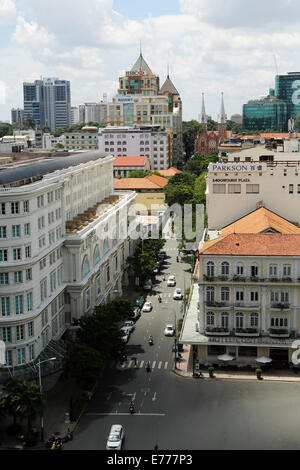Dong Khoi street in central Ho Chi Minh City, Vietnam. Stock Photo