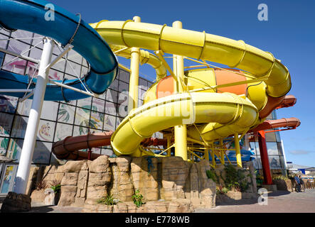 Sandcastle Waterpark, Blackpool, Lancashire, England, UK. Circa 1990's ...