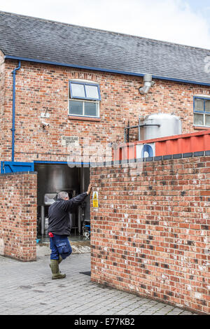 The Kelham Island Brewery, a small independent micro brewery based in Sheffield, South Yorkshire  England Stock Photo