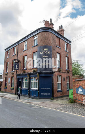Fat Cat Pub in Kelham Island in the Kelham Island Quarter of Sheffield South Yorkshire, England UK Stock Photo