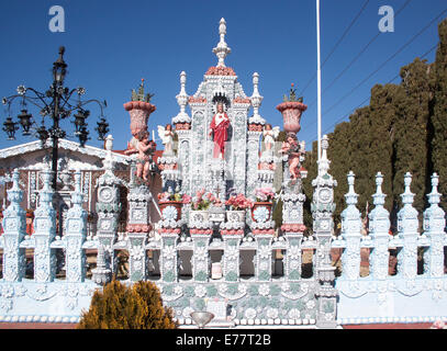 The House of Sugar built by Rufino Loya Rivas in El Paso Texas Stock Photo