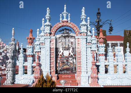 The House of Sugar built by Rufino Loya Rivas in El Paso Texas Stock Photo