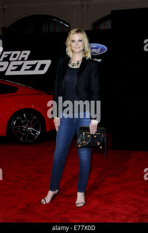 Film Premiere of Need for Speed  Featuring: Bonnie Sommerville Where: Los Angeles, California, United States When: 07 Mar 2014 Stock Photo