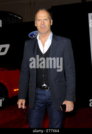 Film Premiere of Need for Speed  Featuring: Michael Keaton Where: Los Angeles, California, United States When: 07 Mar 2014 Stock Photo