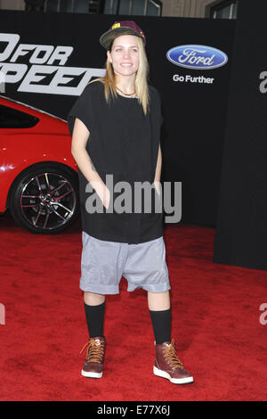 Film Premiere of Need for Speed  Featuring: Skylar Grey Where: Los Angeles, California, United States When: 07 Mar 2014 Stock Photo