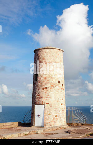 Tower on Cap Fréhel, Brittany, France Stock Photo