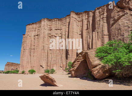 Cliffs, Talampaya National Park, La Rioja, Argentina Stock Photo