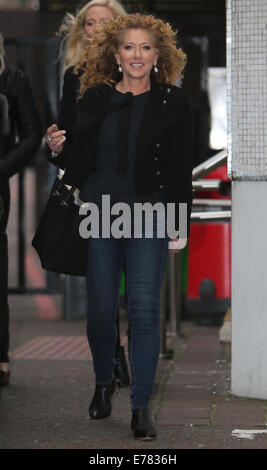 Kelly Hoppen outside the ITV studios  Featuring: Kelly Hoppen Where: London, United Kingdom When: 07 Mar 2014 Stock Photo