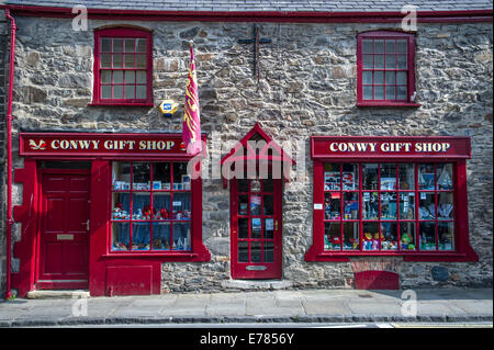 A gift shop in Conwy North Wales. Stock Photo