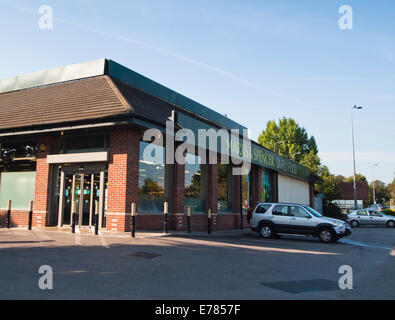 St Phillips Marsh Retail Center Bristol England UK  Marks and Spencer Simply Food Stock Photo