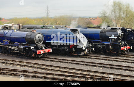 'Once in a Blue Moon' event at Didcot Railway Centre, home of the Great Western Society. Stock Photo