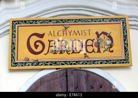 Prague Mala Strana luxury hotel, restaurant Alchymist Stock Photo