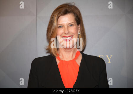 Establishment Restaurant, Level 1, 252 George Street, Sydney, NSW, Australia. 8 October 2014. Pictured is Deborah Thomas. Paspaley celebrated the launch of Touchstone by Paspaley & ‘Everything Precious’ by Anna Funder at an event at Establishment Restaurant in Sydney. Copyright Credit:  2014 Richard Milnes/Alamy Live News. Stock Photo