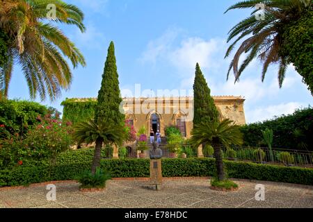 Villa Aurea, Agrigento, Sicily, Italy, Southern Europe Stock Photo