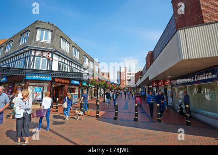 Shopping Centre Market Place Cannock Staffordshire UK Stock Photo