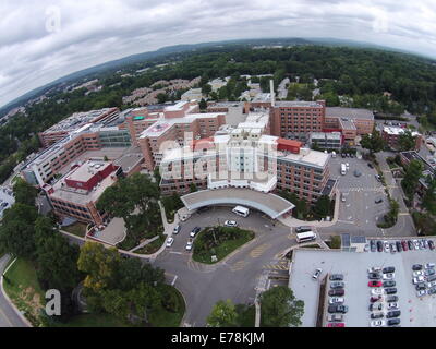 Aerial view of Morristown Medical Center, New Jersey Stock Photo - Alamy