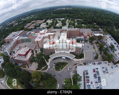 Aerial view of Morristown Medical Center, New Jersey Stock Photo - Alamy