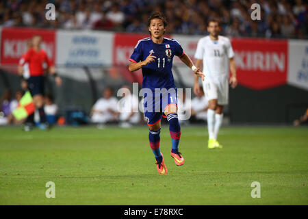 Hokkaido, Japan. 5th Sep, 2014. Yoichiro Kakitani (JPN) Football/Soccer : Kirin Challenge Cup 2014 match between Japan 0-2 Uruguay at Sapporo Dome in Hokkaido, Japan . © Kenzaburo Matsuoka/AFLO/Alamy Live News Stock Photo